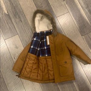 Carter’s coat with faux fur trim